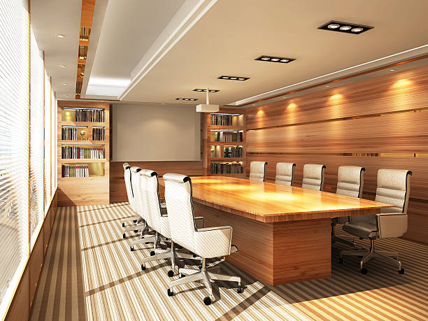 Business meeting room in office with modern decoration.